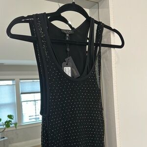 Rag & Bone beaded terry tank dress XS Brand New